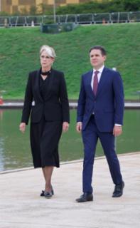 Entrada de autoridades - Cumprimentos. Presidente da Câmara dos Deputados, Hugo Motta (REPUBLICANOS - PB).