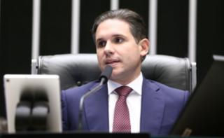 Discussão e votação de propostas legislativas. Presidente da Câmara dos Deputados, Hugo Motta (REPUBLICANOS - PB)