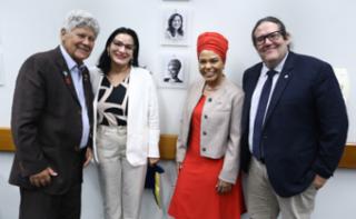 Eleição de Vice-Presidentes. Dep. Chico Alencar (PSOL - RJ), Dep. Juliana Cardoso (PT - SP), Dep. Dandara (PT - MG) e Dep. Tarcísio Motta (PSOL-RJ)