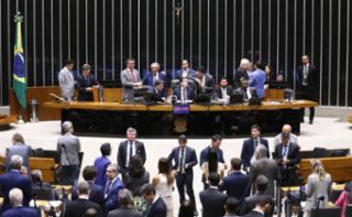 Discussão e votação de propostas legislativas. Presidente da Câmara dos Deputados, Hugo Motta (REPUBLICANOS - PB)