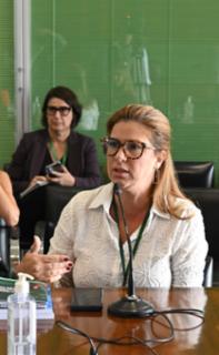 1ª reunião ordinária de 2026. Diretora das Redes Sociais, Ginny Morais