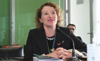 1ª reunião ordinária de 2026. Diretora da TV Câmara, Daniela Guerson André