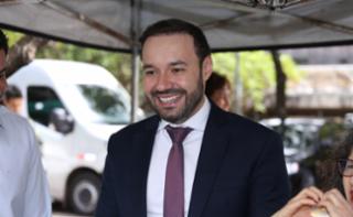 Feira de Orgânicos da Câmara dos Deputados. Diretor-Geral da Câmara dos Deputados, Guilherme Barbosa Brandão.