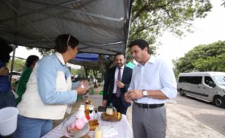 Feira de Orgânicos da Câmara dos Deputados. Dep. Carlos Veras (PT - PE)