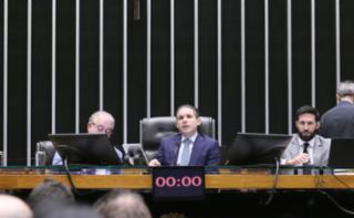 Sessão para a votação de propostas legislativas. Presidente da Câmara dos Deputados, Hugo Motta (REPUBLICANOS - PB)