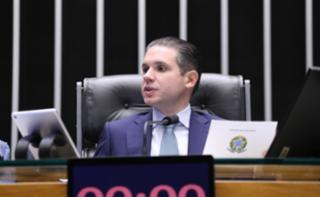 Sessão para a votação de propostas legislativas. Presidente da Câmara dos Deputados, Hugo Motta (REPUBLICANOS - PB)