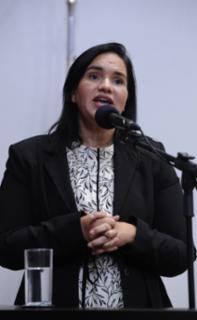 1º Fórum Nacional Parlamentar sobre as Comunidades Terapêuticas. Missionária, Michele Collins