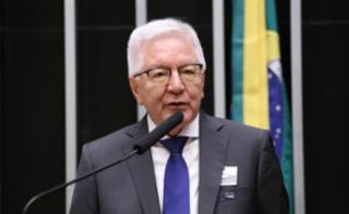 Homenagem aos 75 anos do CNPq. Presidente do Conselho Nacional de Desenvolvimento Científico e Tecnológico - CNPq, Olival Freire Junior.