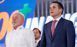 Cerimônia de 113 Inaugurações Simultâneas em Instituições de Ensino e Celebração das Escolas Conectadas. Presidente da República do Brasil, Luis Inácio Lula da Silva, Presidente da Câmara dos Deputados, Hugo Motta (REPUBLICANOS - PB)