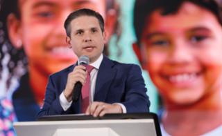 Cerimônia de 113 Inaugurações Simultâneas em Instituições de Ensino e Celebração das Escolas Conectadas. Presidente da Câmara dos Deputados, Hugo Motta (REPUBLICANOS - PB)