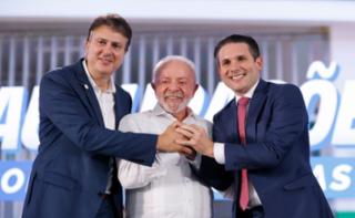 Cerimônia de 113 Inaugurações Simultâneas em Instituições de Ensino e Celebração das Escolas Conectadas. Ministro de Estado da Educação, Camilo Santana, Presidente da República do Brasil, Luis Inácio Lula da Silva, Presidente da Câmara dos Deputados, Hugo Motta (REPUBLICANOS - PB)