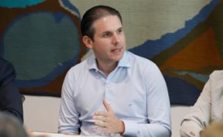 Reunião de Líderes. Presidente da Câmara dos Deputados, Hugo Motta (REPUBLICANOS - PB)