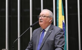 Homenagem aos 70 anos da Cooperativa de Eletrificação – Certel. Presidente da Cooperativa Regional de Desenvolvimento Teutônia - Certel, José Hennemann