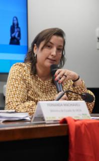Audiência Pública - Dia Nacional de Luta Pela Reforma Agrária. Participante, Maíra Coraci Diniz