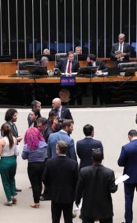 Discussão e votação de propostas legislativas. Presidente da Câmara dos Deputados, Hugo Motta (REPUBLICANOS - PB)