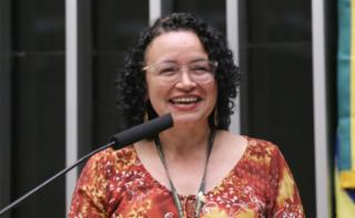 Homenagem ao Dia Nacional de Luta pela Reforma Agrária. 	Secretária Nacional de Diálogos Sociais e Articulação de Políticas Públicas, Kelli Cristine Maffort.