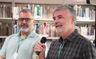 Bate-papo com a escritora do livro “Amarga”. Servidor, Clauder Lopes Diniz. Servidor, Sérgio Sampaio.
