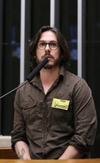 Homenagem aos 25 anos da Lei da Reforma Psiquiátrica. Professor da Universidade de Brasília, Pedro Costa