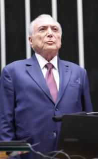 Sessão Solene - Homenagem aos 200 anos da Câmara dos Deputados. Ex-presidente da República, Michel Temer.