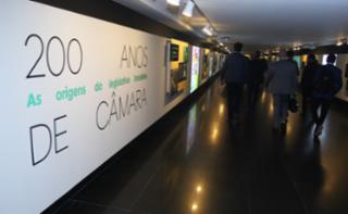 Visita à Exposição em comemoração ao Bicentenário da Câmara dos Deputados.
