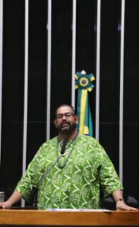 Homenagem às lideranças da Tradição Iorubá. Sacerdote do Culto Tradicional Iorubá do Templo de Orixá IFÁ AJE (Sobradinho/DF), Babá Borô