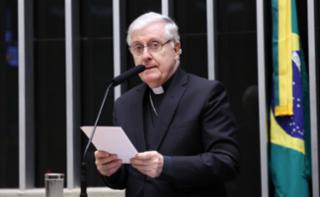 Homenagem aos 80 anos da Independência do Reino Hachemita da Jordânia. Núncio Apostólico do Brasil e Decano do Corpo Diplomático, Dom Giambattista Diquattro.