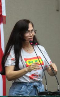 Manaus (AM). Câmara pelo Brasil. Presidente da Central dos Trabalhadores do Brasil, Ana Cristina Rodrigues