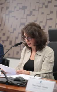 Audiência Pública - Eleições Gerais de 2026. Presidente do Conselho de Comunicação, Patrícia Blanco.