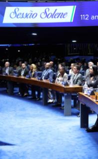 Homenagem aos 112 anos do Comitê Olímpico do Brasil.