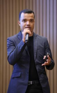 Encontro da Rede Legislativa de Rádio e TV 2026: de Olho no Futuro. Produtor das redes da TV e Rádio Câmara, Werley Junior.