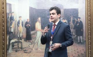 Encontro da Rede Legislativa de Rádio e TV 2026: de Olho no Futuro. Coordenador de Vivo e Jornalismo da TV Senado, Thiago Tibúrcio.