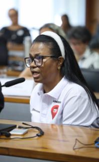 Audiência Pública - Desenvolvimento socioeconômico dos feirantes e normas de ocupação urbana. Feira Permanente do Guará (DF), Nalva Gomes.