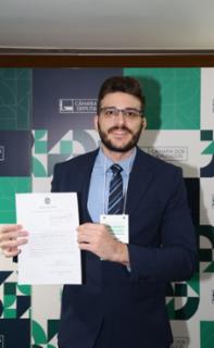 Cerimônia de Posse dos novos Servidores. Servidor, Leonardo Vasconcelos Trindade.