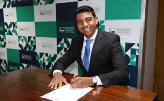 Cerimônia de Posse dos novos Servidores.  Servidor, Leonardo Ferreira Pessanha.