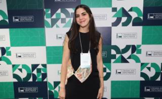 Cerimônia de Posse dos novos Servidores. Servidora, Catarina Luiza Granja dos Santos Silva.