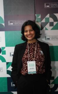 Cerimônia de Posse dos novos Servidores. Servidora, Jana Louise Pereira Carrilho.