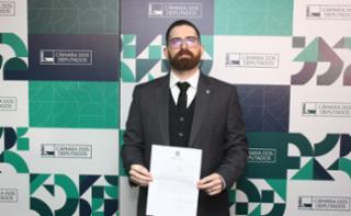Cerimônia de Posse dos novos Servidores. Servidor, Bruno Nardelli Maranhão.