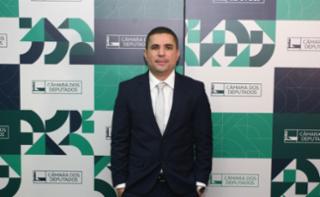 Cerimônia de Posse dos novos Servidores. Servidor, Marcos Vinicius Martins dos Santos.