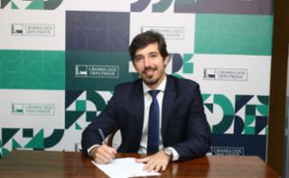 Cerimônia de Posse dos novos Servidores. Servidor, Marcus Vinicius Alves dos Anjos.