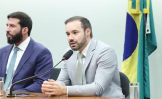 Ambientação dos novos Servidores. Diretor-Geral da Câmara dos Deputados, Guilherme Barbosa Brandão.