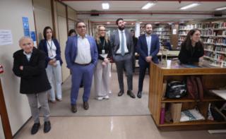 Café com Prosa e Integração com os novos servidores. Diretor Administrativo, Mauro Barreto.  Diretora do Departamento de Contratação e Logística, Luciane Rodrigues de Paiva Ferreira. Secretário-Geral da Mesa, Lucas Ribeiro Almeida Júnior. Diretor-Geral da Câmara dos Deputados, Guilherme Barbosa Brandão.