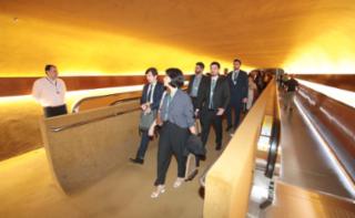 Visitação institucional com os novos servidores