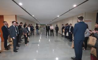 Visitação institucional com os novos servidores