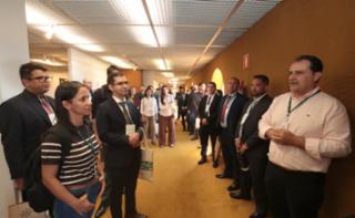 Visitação institucional com os novos servidores