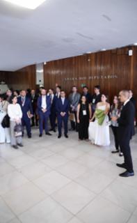 Visitação institucional com os novos servidores.