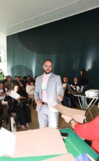 Apresentação das lotações dos novos servidores e encerramento. Servidor, Lucio Flavio Barbosa Agostinho.