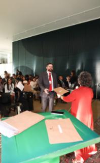 Apresentação das lotações dos novos servidores e encerramento. Servidor, Bruno Nardelli Maranhão