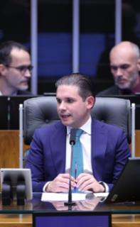 Discussão e votação de propostas legislativas. Presidente da Câmara dos Deputados, Hugo Motta (REPUBLICANOS - PB)