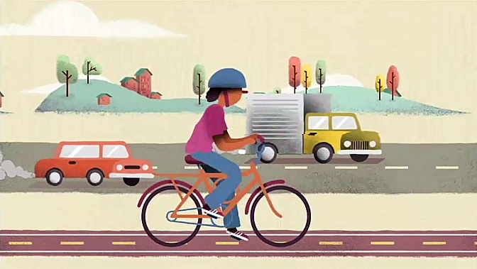 Ciclistas e Motoristas - A Rua é de Todos