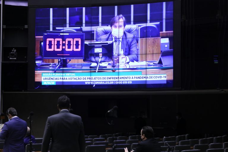Ordem do dia para votação de propostas legislativas. Presidente da Câmara dos Deputados, dep. Rodrigo Maia (DEM - RJ)
